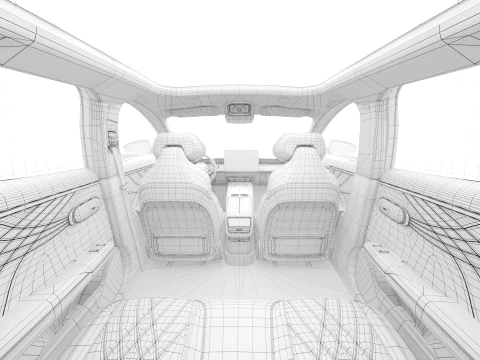 2026 Deepal S07 with Interior 3D Model