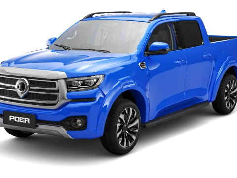 2026 GWM Cannon POER Passenger with Interior 3D Model
