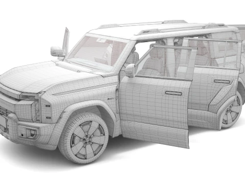 2026 Chery iCAUR 03T with Interior 3D Model