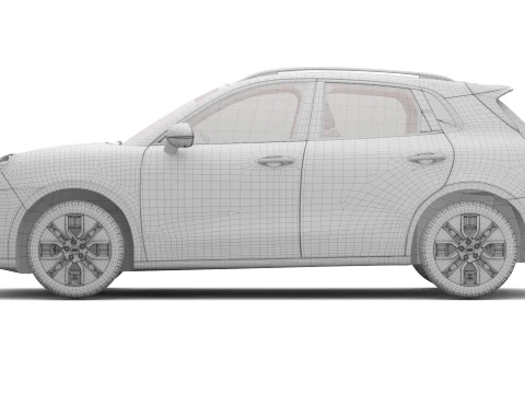 2026 GWM Ora 5 EV With Interior 3D Model