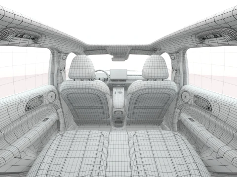 2026 GWM Ora 5 EV With Interior 3D Model
