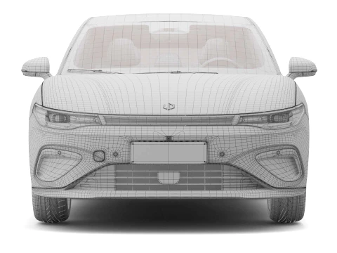 2026 Leapmotor B05 with Interior 3D Model