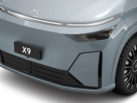 2026 Xpeng X9 with Interior 3D Model