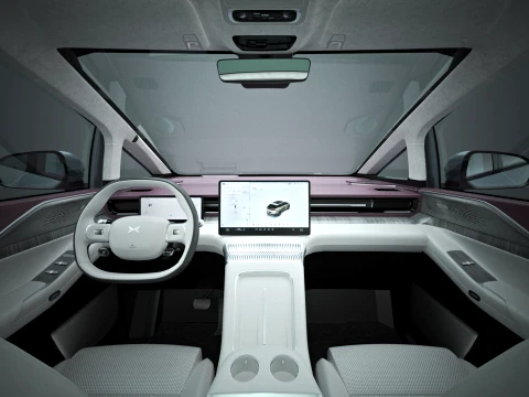 2026 Xpeng X9 with Interior 3D Model