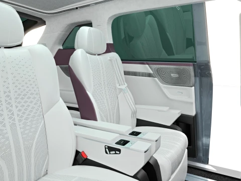 2026 Xpeng X9 with Interior 3D Model