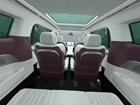 2026 Xpeng X9 with Interior 3D Model