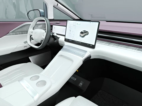 2026 Xpeng X9 with Interior 3D Model