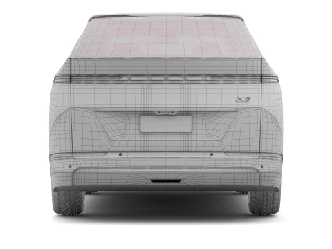 2026 Xpeng X9 with Interior 3D Model