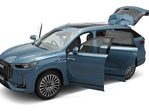 2026 JAECOO 8 SHS-P with Interior Two Style Rim 3D Model