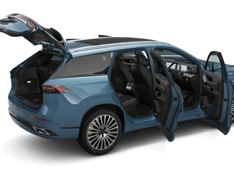2026 JAECOO 8 SHS-P with Interior Two Style Rim 3D Model