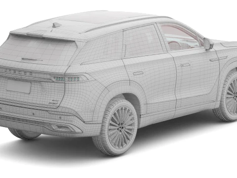 2026 JAECOO 8 SHS-P with Interior Two Style Rim 3D Model