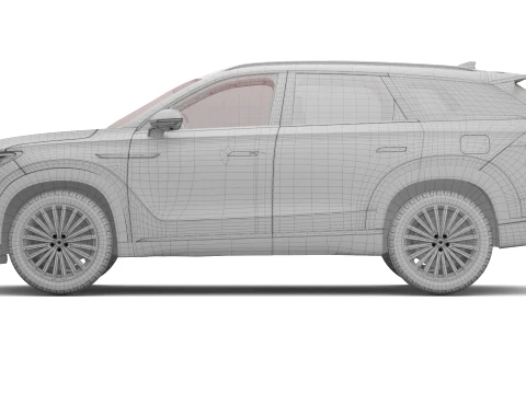 2026 JAECOO 8 SHS-P with Interior Two Style Rim 3D Model