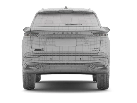 2026 JAECOO 8 SHS-P with Interior Two Style Rim 3D Model