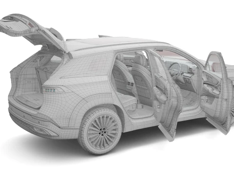 2026 JAECOO 8 SHS-P with Interior Two Style Rim 3D Model