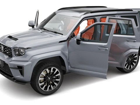 2026 GWM Tank 700 with Interior 3D Model