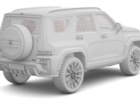 2026 GWM Tank 700 with Interior 3D Model