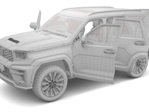 2026 GWM Tank 700 with Interior 3D Model