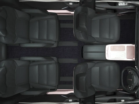 2026 GWM WEY G9 with Interior 3D Model
