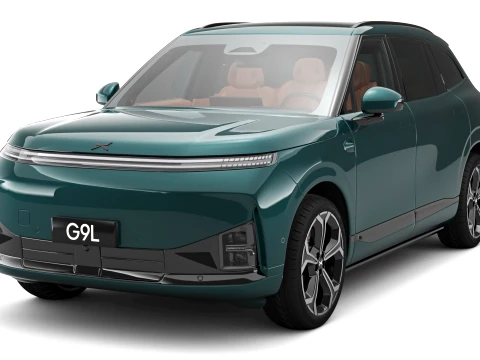 2026 Xpeng G9L with Interior 3D Modell