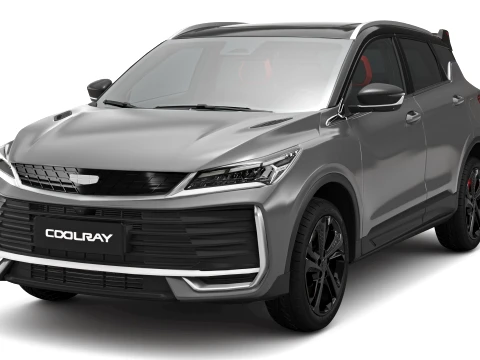 2027 Geely Coolray with Interior 3D Model