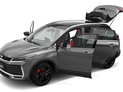 2027 Geely Coolray with Interior 3D Model