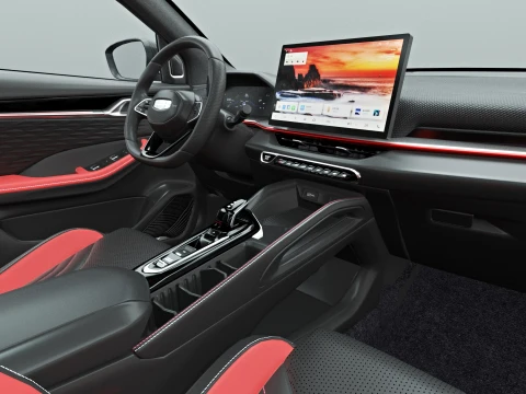 2027 Geely Coolray with Interior 3D Model