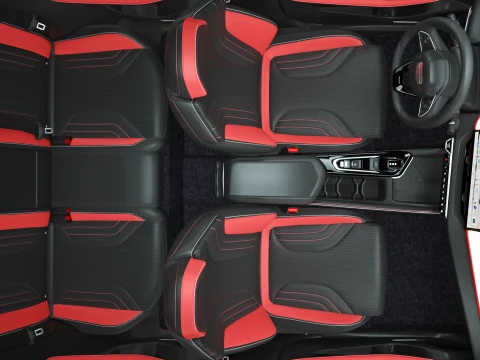 2027 Geely Coolray with Interior 3D Model