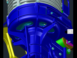 13VTR Otis Elevator geared traction 3D Model