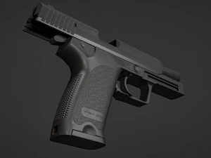HK USP 45ACP 3D Model