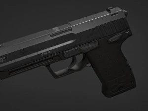 HK USP 45ACP 3D Model