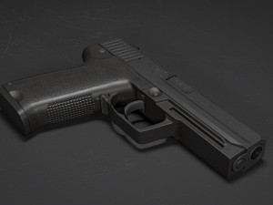 HK USP 45ACP 3D मॉडल