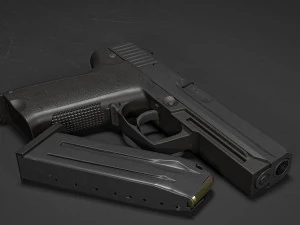 HK USP 45ACP 3D Model