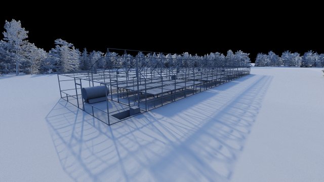 Greenhouse 3Dモデル .c4d .max .obj .3ds .fbx .stl .blend 