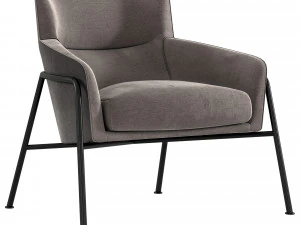 ツイールアームチェア 3Dモデル