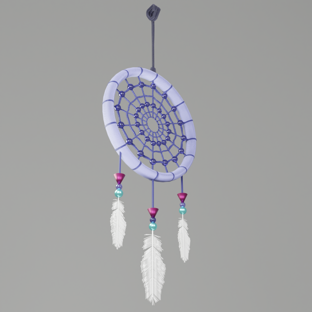 Dream catcher Modèle 3D .c4d .max .obj .3ds .fbx .stl .blend 