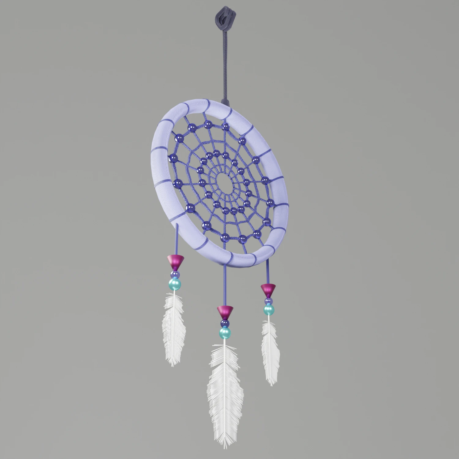 Dream catcher 3D Model .c4d .max .obj .3ds .fbx .stl .blend 