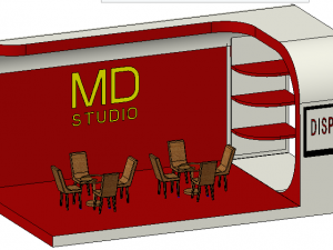 EXIBITION STALL 3D Model