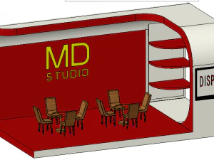 EXIBITION STALL 3D Model