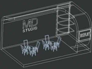 EXIBITION STALL 3D Model