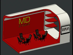 EXIBITION STALL 3D Model