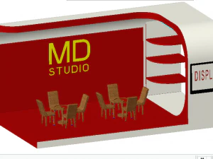EXIBITION STALL 3D Model