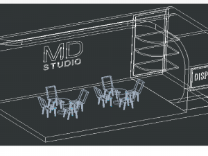 EXIBITION STALL 3D Model