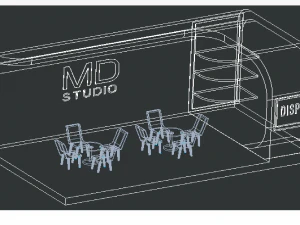 EXIBITION STALL 3D Model