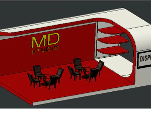 EXIBITION STALL 3D Model