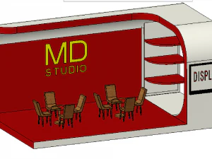EXIBITION STALL 3D Model