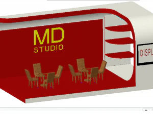EXIBITION STALL 3D Model