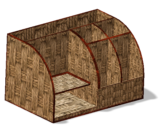 Pen Stand Desk Organiser Modelo 3D .c4d .max .obj .3ds .fbx .stl .blend 