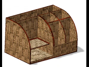 Organizer da scrivania con portapenne Modello 3D