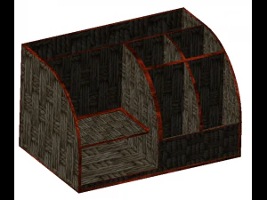 Pen Stand Desk Organiser 3D Model