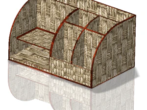 Pen Stand Desk Organiser 3D Model